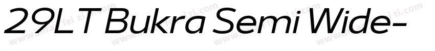 29LT Bukra Semi Wide字体转换